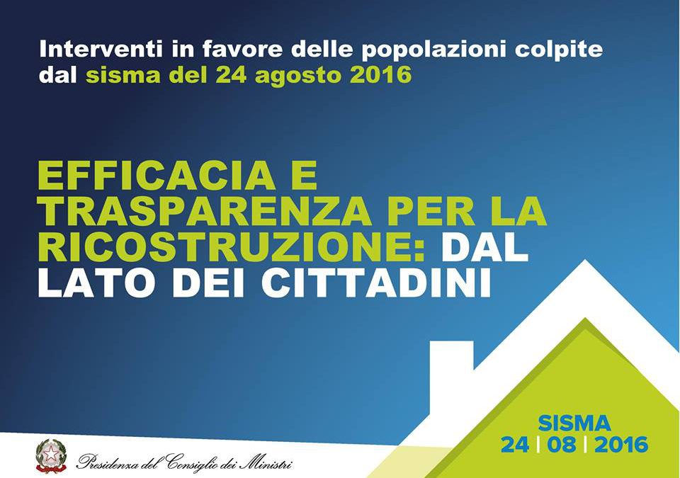 Decreto Terremoto Centro Italia 2016
