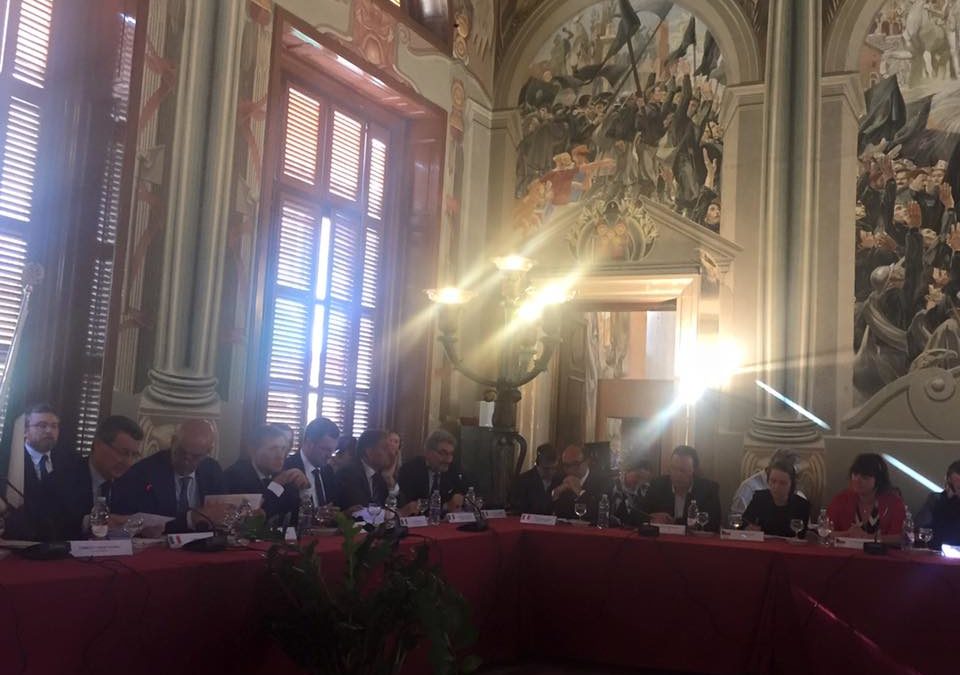 Delegazione della Commissione Politiche Unione Europea per l’incontro con la COSAC