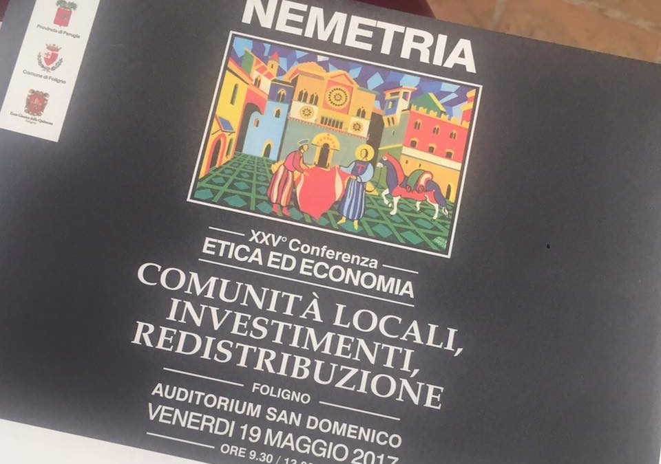 XXV Conferenza su “Etica ed Economia”