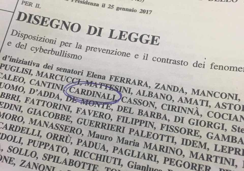 DDL sul Cyberbullismo