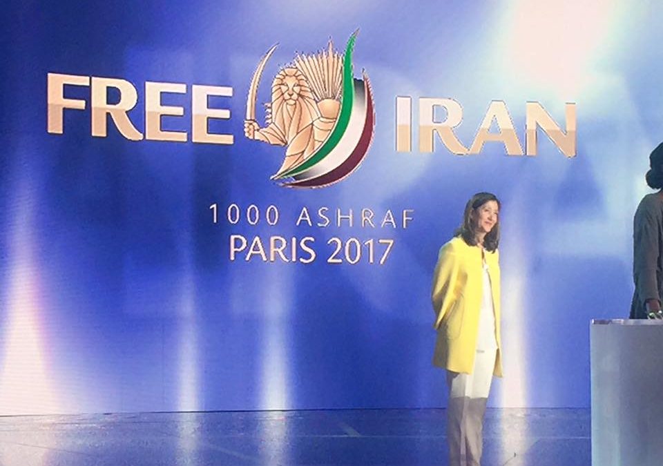 Conferenza internazionale del Consiglio Nazionale della Resistenza Iraniana a Parigi